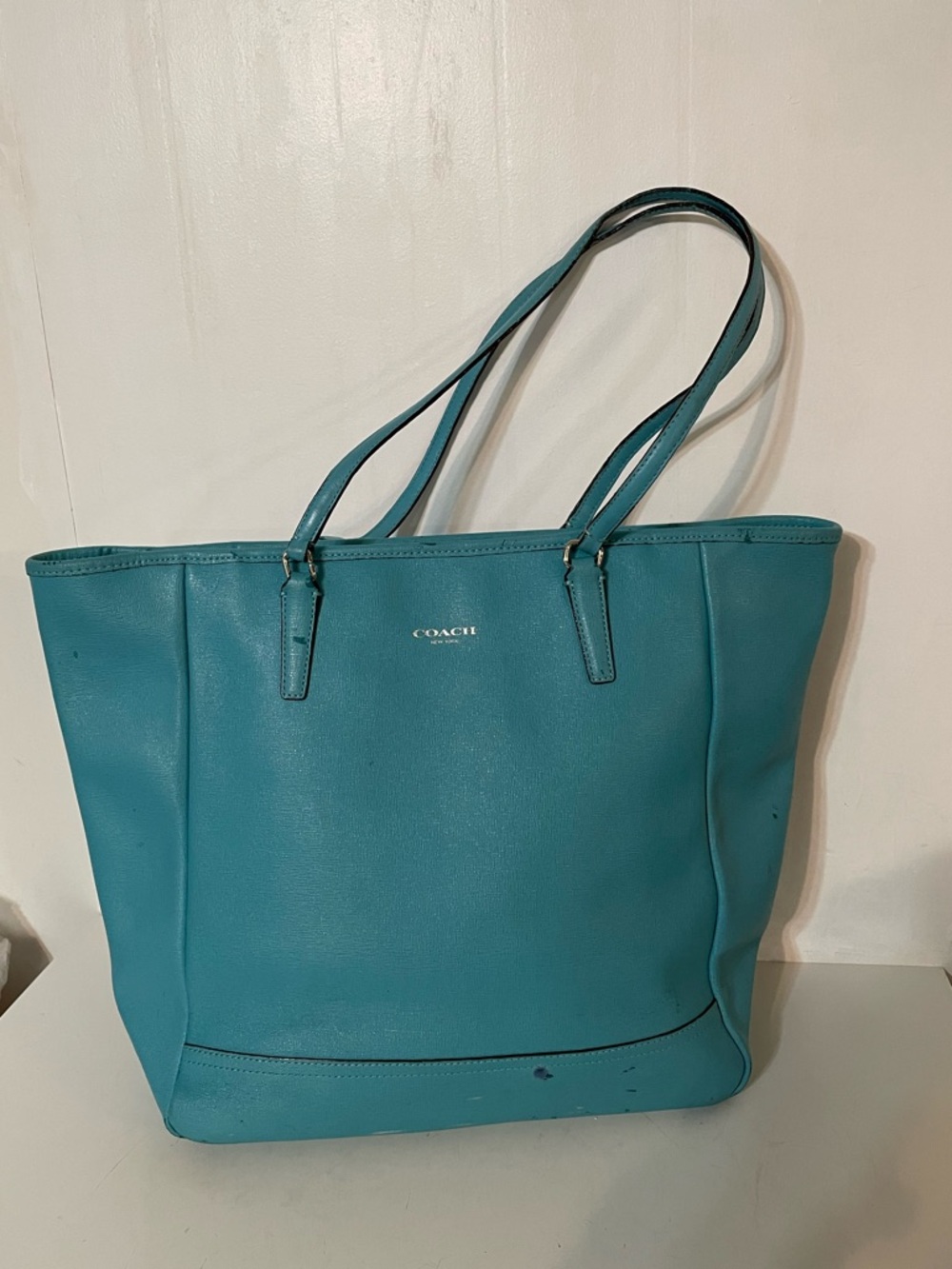 Coach Safiano Robin’s Egg Blue Satchel